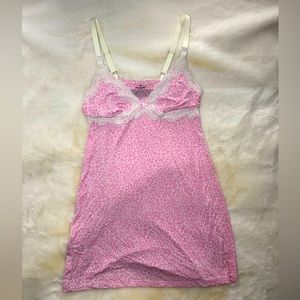 Rosie Pope Pink Leopard Maternity Nightgown